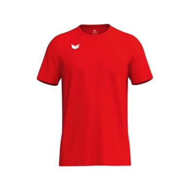 Erima Sport-Tshirt Intro Function (100% rec. Polyester, leicht, schnelltrocknend) rot Jungen