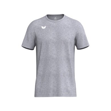 Erima Sport-Tshirt Intro Function (100% rec. Polyester, leicht, schnelltrocknend) melangegrau Jungen