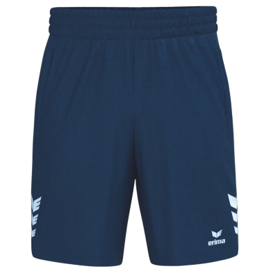 Erima Sporthose Celebrate 125 Short (100% Polyester, elastischer Bund mit Kordelzug) kurz navyblau Herren
