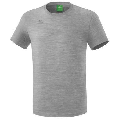 Erima Sport-Tshirt Teamsport (100% Baumwolle, atmungsaktiv) grau Herren
