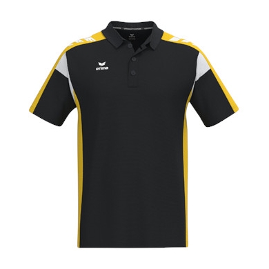 Erima Tennis-Polo Celebrate 125 Function (100% rec. Polyester, schnelltrocknend) schwarz/gelb Herren