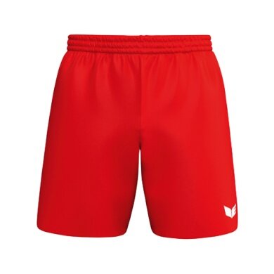 Erima Trainingshose Calcutta (100% Polyester, elastisches Material) kurz rot Jungen