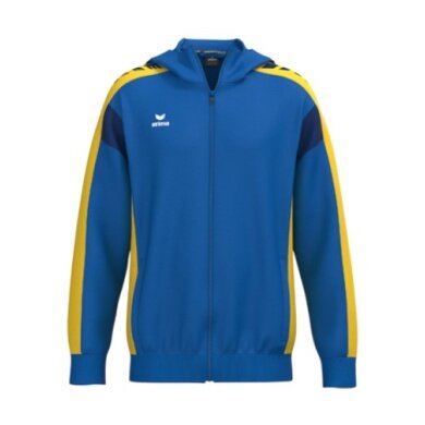 Erima Trainingsjacke Celebrate 125 mit Kapuze (atmungsaktiv, 100% Polyester) royalblau/gelb Herren