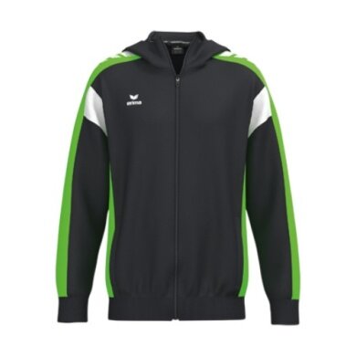 Erima Trainingsjacke Celebrate 125 mit Kapuze (atmungsaktiv, 100% Polyester) schwarz/grün Herren