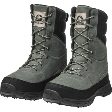 Icebug Winterstiefel Torne 2 NT (Nordic Traction) GTX Veloursleder (wasserdicht, weiter Leisten) schwarz/grau Herren