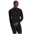 Falke Funktionsunterwäsche Langarmshirt Wool-Tech Half-Zip (hervorragendes Feuchtigkeitsmanagement) schwarz Herren