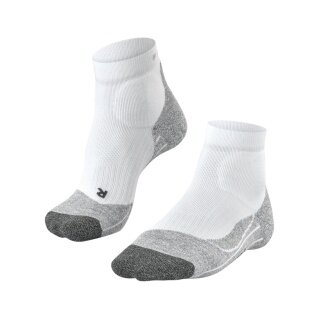 Falke Tennissocke TE2 Short (stabilisierend) weiss/grau Herren - 1 Paar