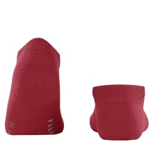 Falke Tagessocke ClimaWool Sneaker (feuchtigkeitsregulierend, Merinowolle) rot Damen - 1 Paar