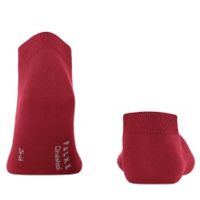 Falke Tagessocke ClimaWool Sneaker (feuchtigkeitsregulierend, Merinowolle) rot Herren - 1 Paar