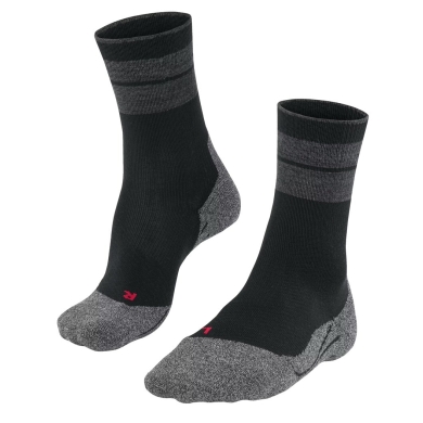 Falke Trekkingsocke Crew TK Stabilizing (Merinowoll-Mix) schwarz Herren - 1 Paar