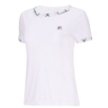 Fila Tennis-Shirt Yamila (angenehmes Tragegefühl) weiss/grün Damen