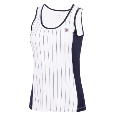 Fila Tennis-Tank Top Nina (100% Polyester) weiss/navyblau Damen