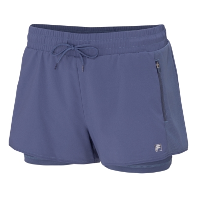 Fila Tennishose Elea Short (mit Innenhose) kurz indigoblau Damen