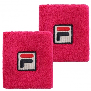 Fila Schweissband Osten Handgelenk (80% Baumwolle) pink - 2 Stück