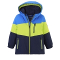 First Instinct Winterjacke FISW 3 (PFC-frei, wasser- und winddicht) neongelb/blau Kleinkinder