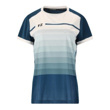 Forza Sport-Shirt Alibi S/S Tee (100% Polyester) blau/weiss Damen