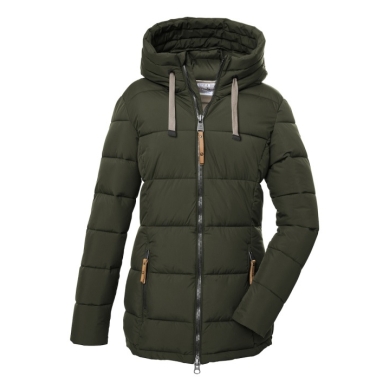 G.I.G.A. DX Winterjacke GW 12 mit Kapuze (wasserabweisend, winddicht, atmungsaktiv) dunkelolivgrün Damen