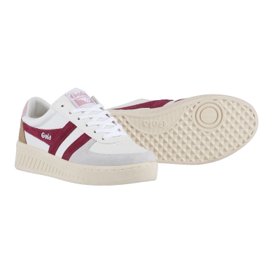 Gola Sneaker Grandslam Trident weiss/violett/rosa Damen