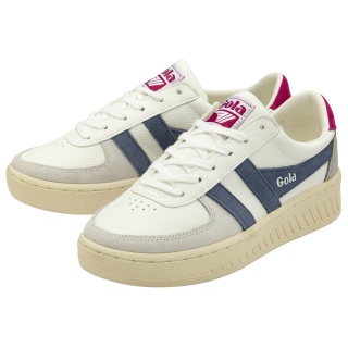 Gola Sneaker Grandslam Trident weiss/dunkelblau/pink Damen