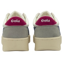 Gola Sneaker Grandslam Trident 2024 weiss/dunkelblau/pink Damen