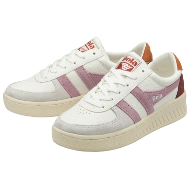 Gola Sneaker Grandslam Trident weiss/rosa/orange Damen