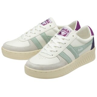 Gola Sneaker Grandslam Trident weiss/hellgrau/violett Damen