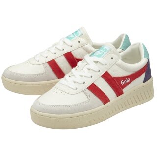Gola Sneaker Grandslam Trident weiss/koralle/mintgrün Damen