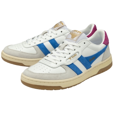 Gola Sneaker Hawk 2025 weiss/pazificblau/fuchsiapink Damen