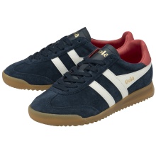 Gola Sneaker Torpedo (Wildleder) 2025 navyblau/offweiss/korallrot Damen