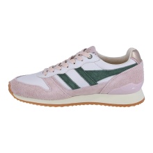 Gola Sneaker Quest Carnaby 2025 - Made in England - offweiss/rosa/immergrün Damen