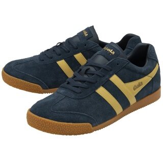 Gola Sneaker Harrier Suede-Leder 2025 navyblau/gelb Herren