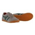 Gola Sneaker Harrier Suede-Leder hellgrau/dunkelgrün/orange Herren