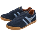 Gola Sneaker Harrier Suede-Leder 2026 navyblau/hellblau/orange Herren