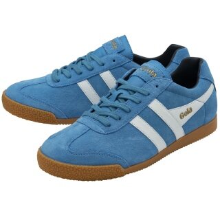 Gola Sneaker Harrier Suede-Leder 2025 hellblau/weiss/navyblau Herren
