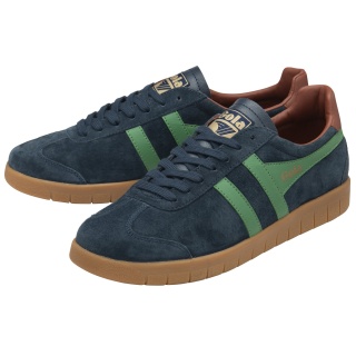 Gola Sneaker Hurricane Suede 2025 navyblau/smaragdgrün/rostrot Herren