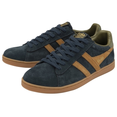 Gola Sneaker Equipe II Suede-Leder navyblau/braun/khakigrün Herren