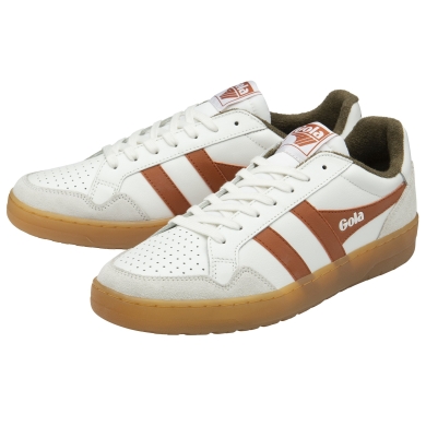Gola Sneaker Eagle '86 2025 weiss/orange/khakigrün Herren