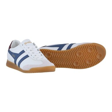 Gola Sneaker Torpedo Leder weiss/blaugrau/dunkelrot Herren