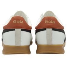 Gola Sneaker Torpedo Leder 2025 weiss/schwarz/orange Herren