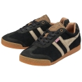 Gola Sneaker Harrier Cambridge 2025 - Made in England - schwarz/hellbraun Herren