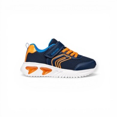 Geox Sneaker Assister marineblau/orange Jungen