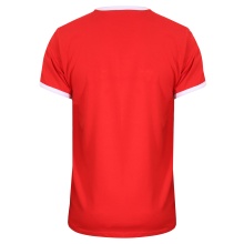 Gola Freizeit-Tshirt Logo Taped Ringer (100% Baumwolle) rot Herren
