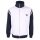 Gola Freizeitjacke Zipped Poly Tricot Colour Block Track Top (Polyester) weiss/navyblau Herren