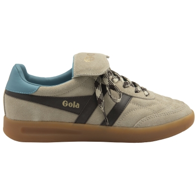 Gola Sneaker Stadia '86 2026 bonegrau/mochabraun/noceanblau Damen