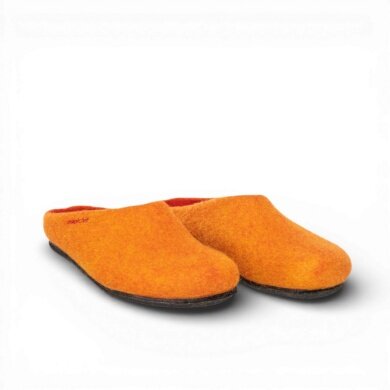 Gottstein Hausschuhe Magicfelt 709 (100% Wolle) hellorange (Größe 36-42)