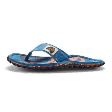 Gumbies Zehensandalen Original Flip Flops Blue Palmetto blau