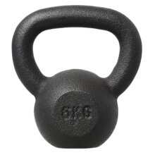 HMS Fitness Kugelhantel Kettlebell KZG06 schwarz 6,0kg - 1 Stück -