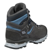 Hanwag Wanderschuhe Tatra Light Wide GTX (Velourleder, wasserdicht, Trekking, breit) asphaltgrau/blau Herren