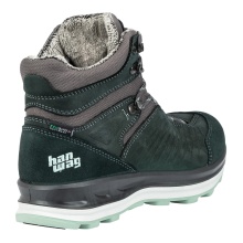 Hanwag Winter-Wanderschuhe Bluerstrait Mid ES (Nubuk- und Veloursleder, wasserdicht) petrol/mintgrün Damen