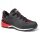 Hanwag Wanderschuhe Makra Pro Low Bunion GTX (Zustieg, wasserdicht, Veloursleder) asphaltgrau/rot Herren